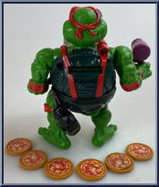 Pizza Tossin' Raph from Teenage Mutant Ninja Turtles - Pizza Tossin' Turtles manufactured by Playmates [Loose]