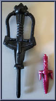 Raph from Teenage Mutant Ninja Turtles - Cyber Samurai manufactured by Playmates [Loose]