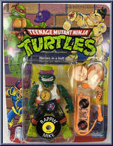 Rappin' Mike from Teenage Mutant Ninja Turtles - Rock 'N Rollin' Turtles manufactured by Playmates [Front]