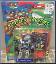 Robotic Bebop [Reissue] from Teenage Mutant Ninja Turtles - 1994 - Basic Figures (with Cards) manufactured by Playmates [Front]