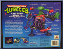 Rocksteady's Pogocopter from Teenage Mutant Ninja Turtles - 1991 - Accessories manufactured by Playmates [Back]