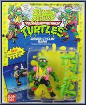 Sewer-cyclin' Raph from Teenage Mutant Ninja Turtles - Sewer Spittin' Turtles manufactured by Playmates [Front]