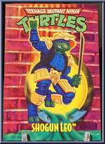 Shogun Leo (Silver Armor with Card) from Teenage Mutant Ninja Turtles - Shogun Turtles manufactured by Playmates [Card]