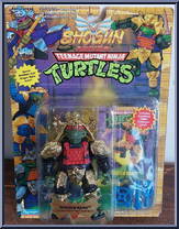 Shogun Raph (Gold Armor with Card) from Teenage Mutant Ninja Turtles - Shogun Turtles manufactured by Playmates [Front]
