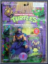 Shredder [Reissue] from Teenage Mutant Ninja Turtles - 1994 - Basic Figures (with Cards) manufactured by Playmates [Front]