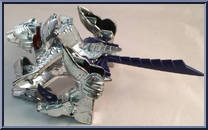 Metal Mutant Shredder from Teenage Mutant Ninja Turtles - Metal Mutants manufactured by Playmates [Loose]