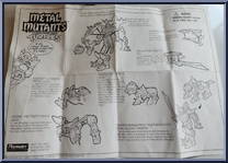 Metal Mutant Shredder from Teenage Mutant Ninja Turtles - Metal Mutants manufactured by Playmates [Instructions]