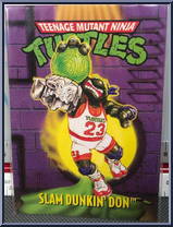 Slam Dunkin' Don (White Shirt) from Teenage Mutant Ninja Turtles - Sewer Sports Allstar Turtles manufactured by Playmates [Card]