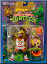 Slam Dunkin' Don (White Shirt) from Teenage Mutant Ninja Turtles - Sewer Sports Allstar Turtles manufactured by Playmates [Front]