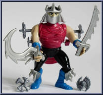 Slice 'N Dice Shredder from Teenage Mutant Ninja Turtles - Wacky Action manufactured by Playmates [Loose]