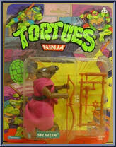 Splinter from Teenage Mutant Ninja Turtles - 1988 - Basic Figures manufactured by Playmates [Front]