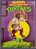 Movie Star Splinter [Reissue] from Teenage Mutant Ninja Turtles - Movie Star Turtles manufactured by Playmates [Card]