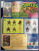 Splinter (Soft Head) from Teenage Mutant Ninja Turtles - 1988 - Basic Figures manufactured by Playmates [Back]