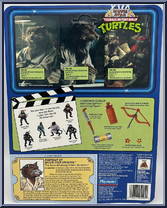 Movie Star Splinter from Teenage Mutant Ninja Turtles - Movie Star Turtles manufactured by Playmates [Back]