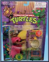 Splinter [Reissue] from Teenage Mutant Ninja Turtles - 1994 - Basic Figures (with Cards) manufactured by Playmates [Front]