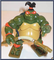 Sumo Michaelangelo  from Teenage Mutant Ninja Turtles - Sumo Turtles (with Coins) manufactured by Playmates [Loose]
