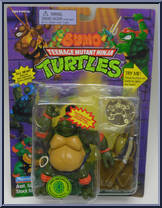 Sumo Michaelangelo  from Teenage Mutant Ninja Turtles - Sumo Turtles (with Coins) manufactured by Playmates [Front]