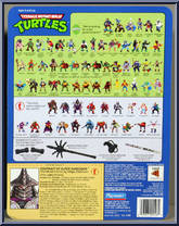Super Shredder from Teenage Mutant Ninja Turtles - 1991 - Basic Figures manufactured by Playmates [Back]