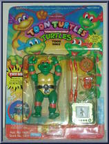 Toon Mike with Tacky Tongue Action from Teenage Mutant Ninja Turtles - Toon Turtles manufactured by Playmates [Front]