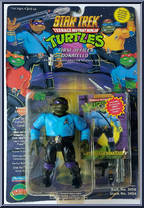 First Officer Donatello from Teenage Mutant Ninja Turtles - Star Trek Turtles (with Cards) manufactured by Playmates [Front]
