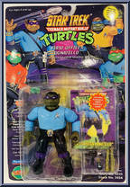 First Officer Donatello from Teenage Mutant Ninja Turtles - Star Trek Turtles (with Cards) manufactured by Playmates [Front]
