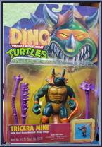 Tricera Mike from Teenage Mutant Ninja Turtles - Dino Turtles manufactured by Playmates [Front]