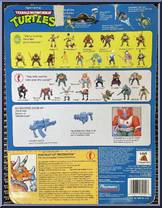 Triceraton from Teenage Mutant Ninja Turtles - 1990 - Basic Figures manufactured by Playmates [Back]