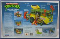 Turtle Party Wagon (Mutant Attack Van) from Teenage Mutant Ninja Turtles - 1989 - Accessories manufactured by Playmates [Back]