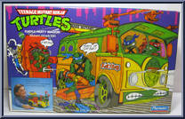 Turtle Party Wagon (Mutant Attack Van) from Teenage Mutant Ninja Turtles - 1989 - Accessories manufactured by Playmates [Front]