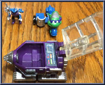 Turtle Transports - The Turtle Tenderizin' Combo (with Card) from Teenage Mutant Ninja Turtles - Mini Mutants manufactured by Playmates [Loose]