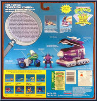 Turtle Transports - The Turtle Tenderizin' Combo (with Card) from Teenage Mutant Ninja Turtles - Mini Mutants manufactured by Playmates [Back]