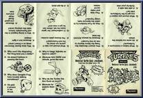 Turtlecycle from Teenage Mutant Ninja Turtles - 1989 - Accessories manufactured by Playmates [Instructions]
