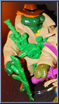 Undercover Mike from Teenage Mutant Ninja Turtles - Undercover Turtles (with Cards) manufactured by Playmates [Loose]