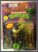 Warrior Winged Leonardo from Teenage Mutant Ninja Turtles - Warriors (with Coins) manufactured by Playmates [Front]