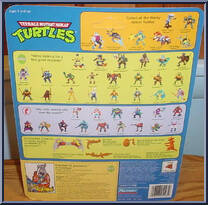 Wingnut & Screwloose from Teenage Mutant Ninja Turtles - 1990 - Basic Figures manufactured by Playmates [Back]