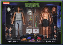 Casey Jones / April O'Neil from Teenage Mutant Ninja Turtles - 1990 Movie - Basic Series manufactured by Neca [Front]