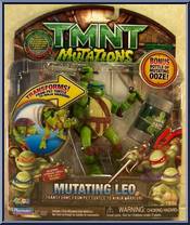 Leonardo from Teenage Mutant Ninja Turtles - 2007 Movie - Mutations manufactured by Playmates [Front]