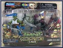 Extreme Sports Leonardo / Jammerhead from Teenage Mutant Ninja Turtles - 2007 Movie - Mini Mutants manufactured by Playmates [Front]