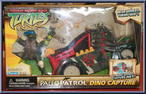Dino Capture with Leonardo from Teenage Mutant Ninja Turtles - Animated - Paleo Patrol: Vehicles manufactured by Playmates [Front]