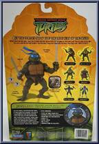 Leonardo from Teenage Mutant Ninja Turtles - Animated - Basic Assortment - 2003 manufactured by Playmates [Back]