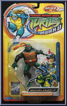 Michelangelo from Teenage Mutant Ninja Turtles - Animated - Fast Forward manufactured by Playmates [Front]
