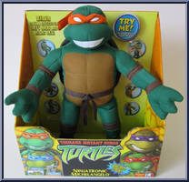 Michelangelo from Teenage Mutant Ninja Turtles - Animated - Ninjatronic manufactured by Playmates [Front]