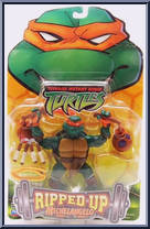 Michelangelo from Teenage Mutant Ninja Turtles - Animated - Ripped Up manufactured by Playmates [Front]