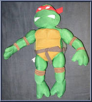 Raphael (13" Scale) from Teenage Mutant Ninja Turtles - Animated - Plush manufactured by Playmates [Loose]