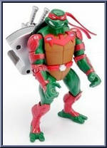 Raph from Teenage Mutant Ninja Turtles - Animated - Fast Forward: Triple Strike! manufactured by Playmates [Loose]