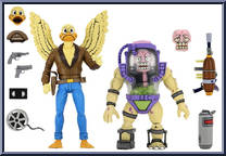 Ace Duck and Mutagen Man from Teenage Mutant Ninja Turtles - Classic Cartoon - Multi-Packs manufactured by Neca [Loose]