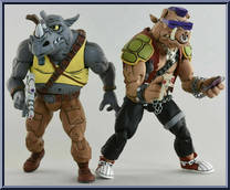 Bebop and Rocksteady from Teenage Mutant Ninja Turtles - Classic Cartoon - Multi-Packs manufactured by Neca [Loose]