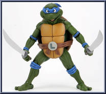 Leonardo from Teenage Mutant Ninja Turtles - Classic Cartoon - Giant-Sized manufactured by Neca [Loose]