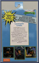 Leonardo Leads (Pizza Club) from Teenage Mutant Ninja Turtles - Classic Cartoon - Basic Series manufactured by Neca [Back]