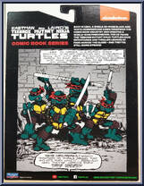 Raphael from Teenage Mutant Ninja Turtles - Classic Collection - Original Comic Book manufactured by Playmates [Back]